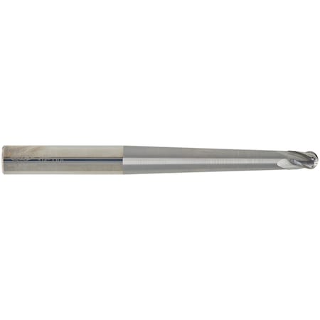 Cgs Tool 4Fl 30 Deg Profile Ball End W/ Reduced Neck 5/16"Dia 1/2"Loc W/ 1-5/8" Reach 4"Oal 8006